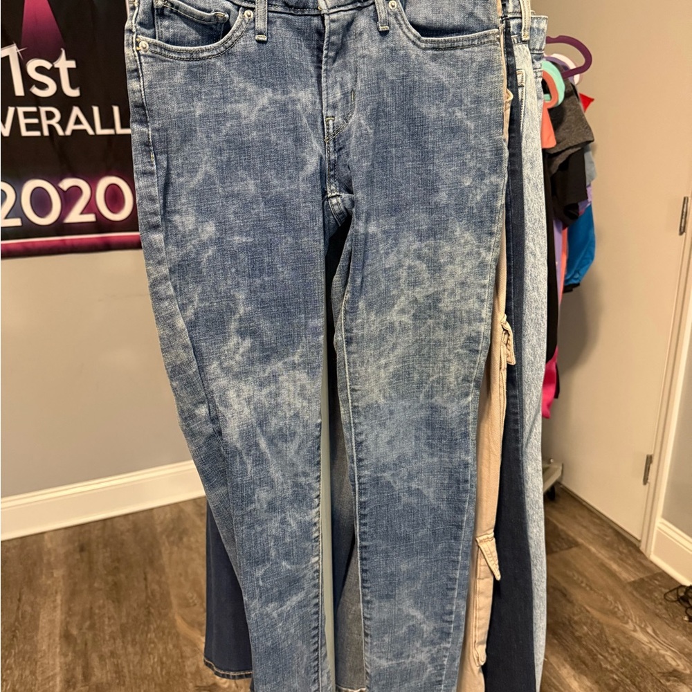 Levi's Blue Straight Leg Jeans Vintage Style